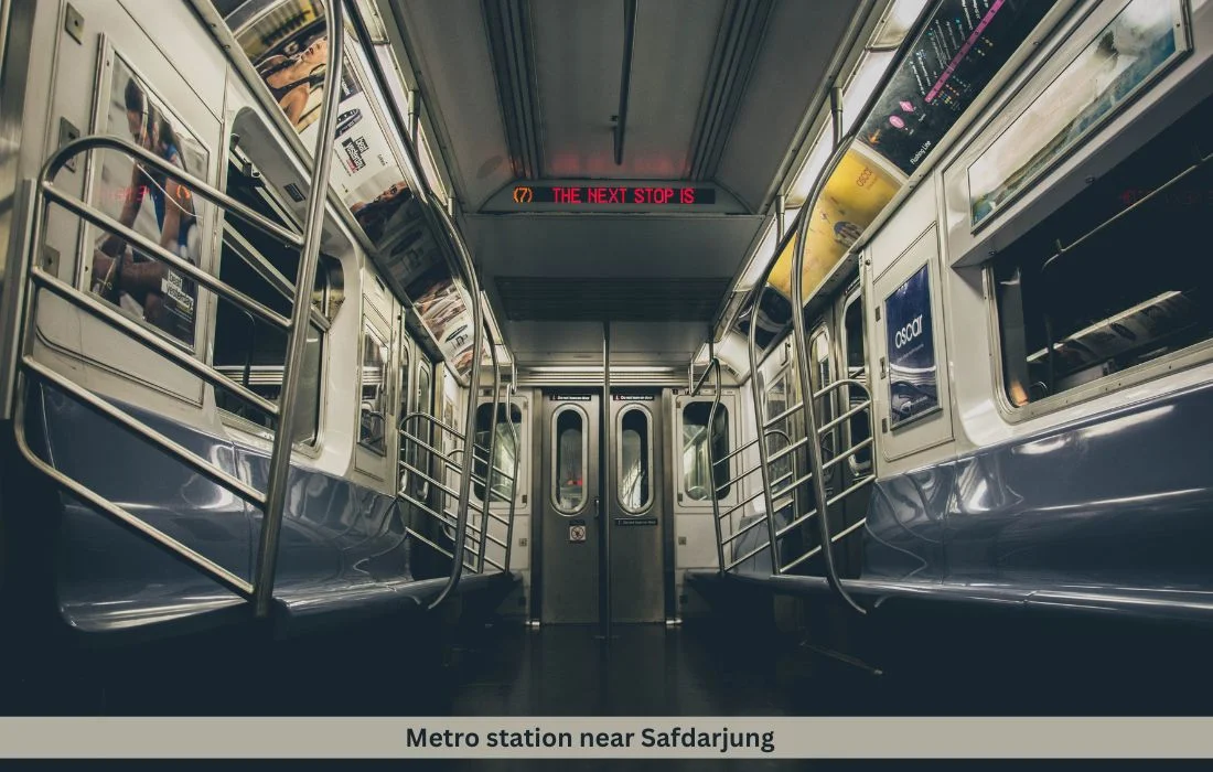 Metro station near Safdarjung